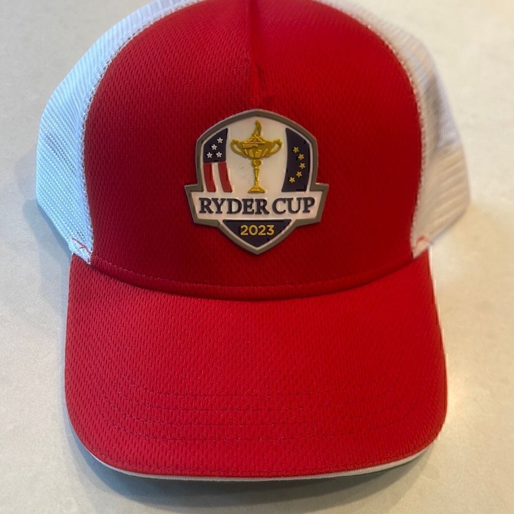 Ryder cup 2023 hat official merchandise, Marco Simone Rome, Italy. Nice!